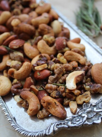 Rosemary roasted nuts