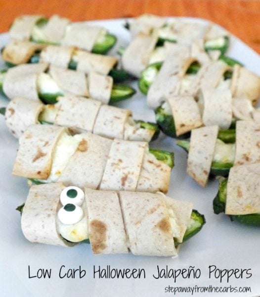 Halloween jalapeno poppers