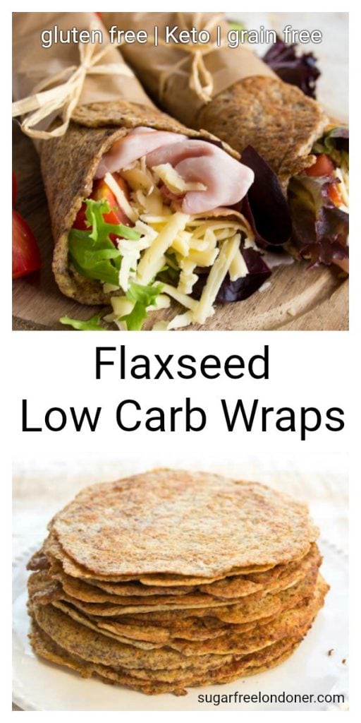 Flaxseed Low Carb Wraps Keto Gluten Free Sugar Free Londoner