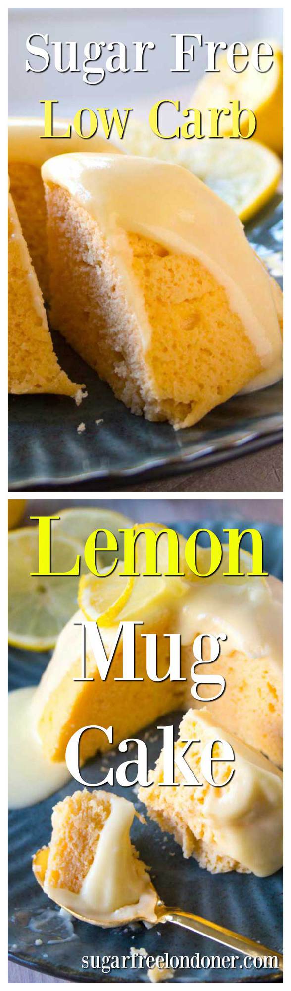 Sugar Free Lemon Mug Cake (Low Carb Recipe) - Sugar Free ...