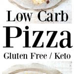 This easy low carb pizza recipe has a simple mozzarella dough crust with coconut flour and psyllium husk. Unlike in the original Fat Head recipe, there's no need to heat and melt the mozzarella!