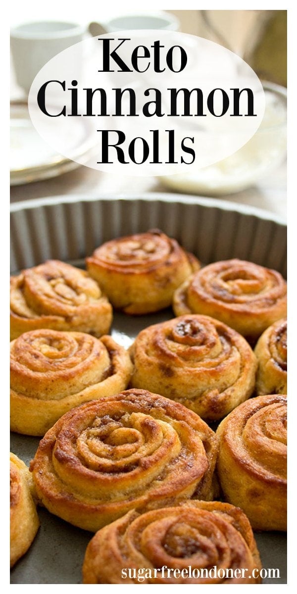 Keto Cinnamon Rolls (Sugar Free, Low carb) Sugar Free Londoner