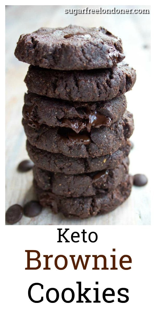 Keto Almond Butter Brownie Cookies - Sugar Free Londoner