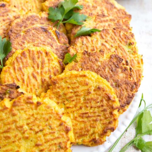 Cauliflower Hash Browns (Keto, Low Carb) - Kirbie's Cravings