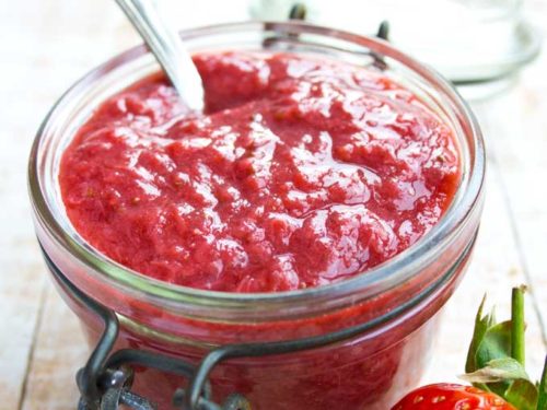 Making jam with sugar substitute