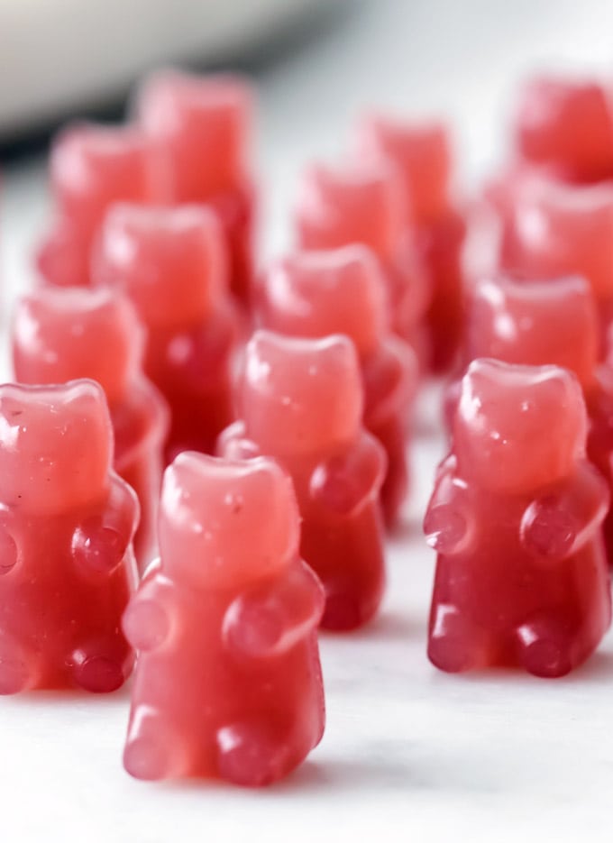 Sugar Free Gummy Bears (Keto, 3 Ingredients!) - Wholesome Yum