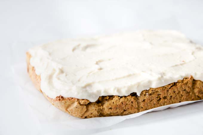 Healthy Pumpkin Bars With Cream Cheese Frosting Sugar Free Londoner