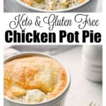 chicken pot pie with a fathead crust