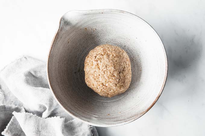 dough ball in a bowl