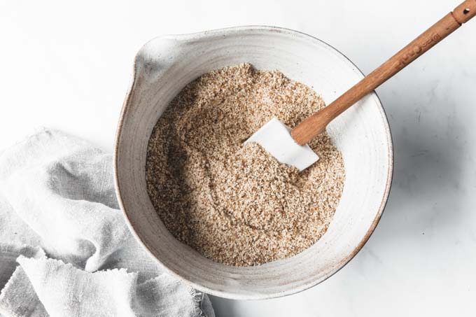 dry ingredients in a bowl