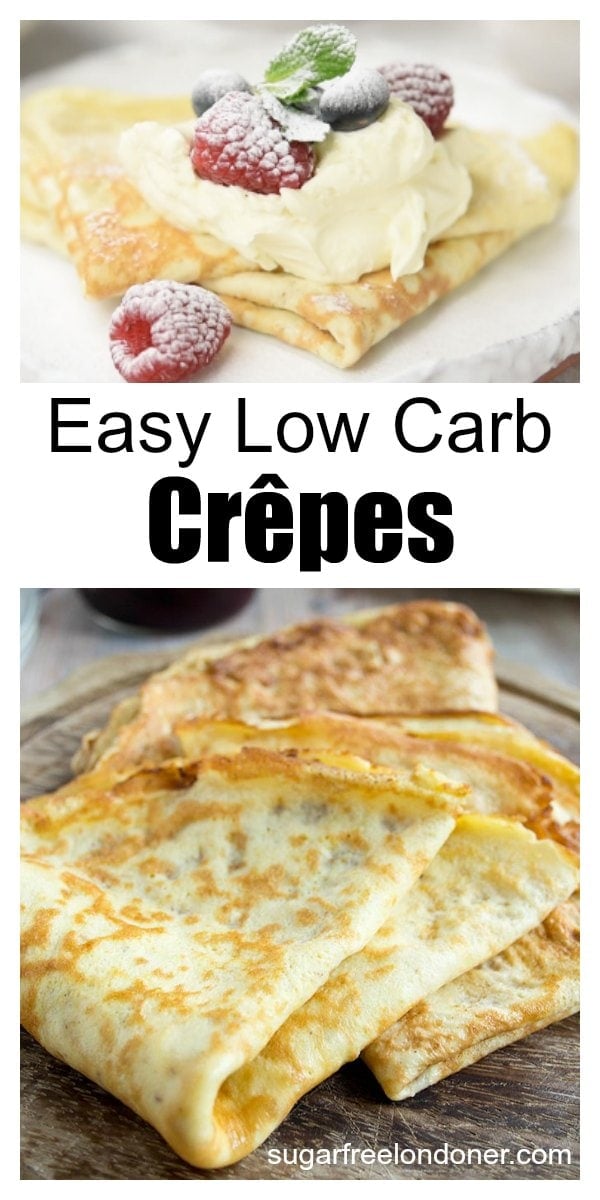 3 Ingredient Low Carb Crepes Sugar Free Londoner