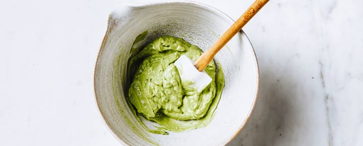 mashed avocado in a bowl