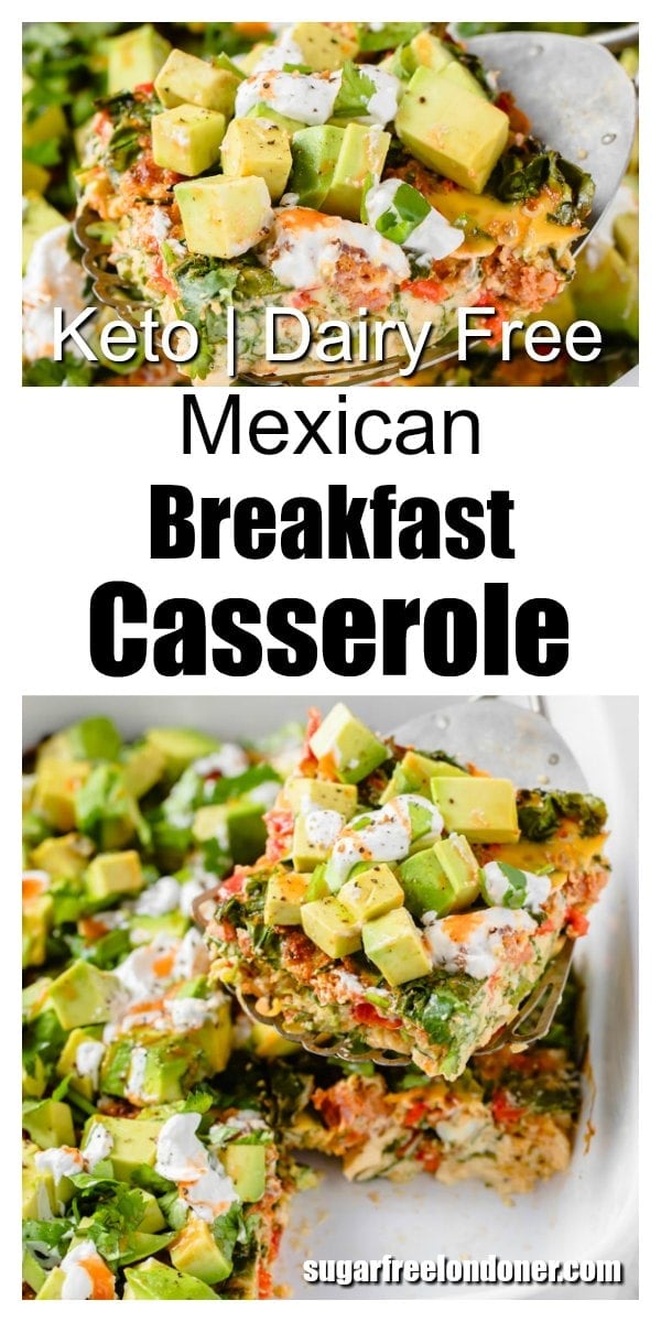 Keto Breakfast Casserole Mexican Style Sugar Free Londoner