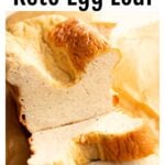 a sliced egg loaf