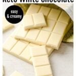 two bars of white chocolate in a container