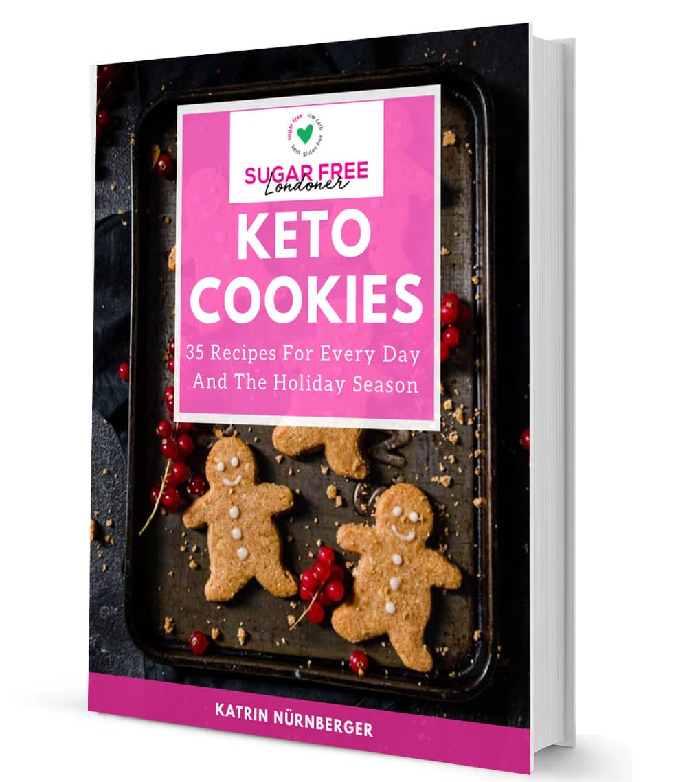 3D cover of the Keto Cookies Cookbook