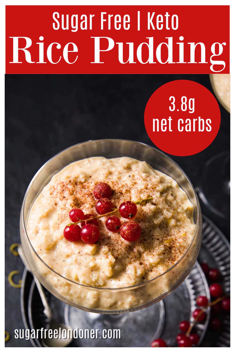 Keto Rice Pudding (Cauliflower, Low Carb) – Sugar Free Londoner
