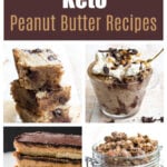 4 different peanut butter recipes.