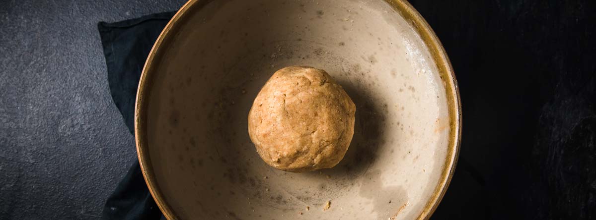 dough ball in a bowl