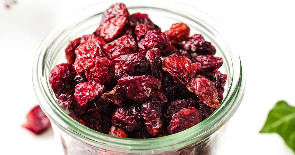 How to Dry Cranberries - Sugar Free Recipe