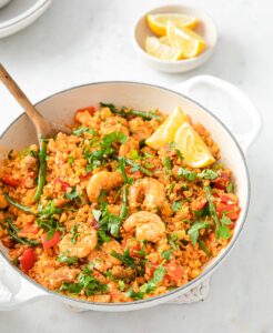 Keto Paella With Cauliflower Rice – Sugar Free Londoner