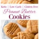 peanut butter cookies on a plate