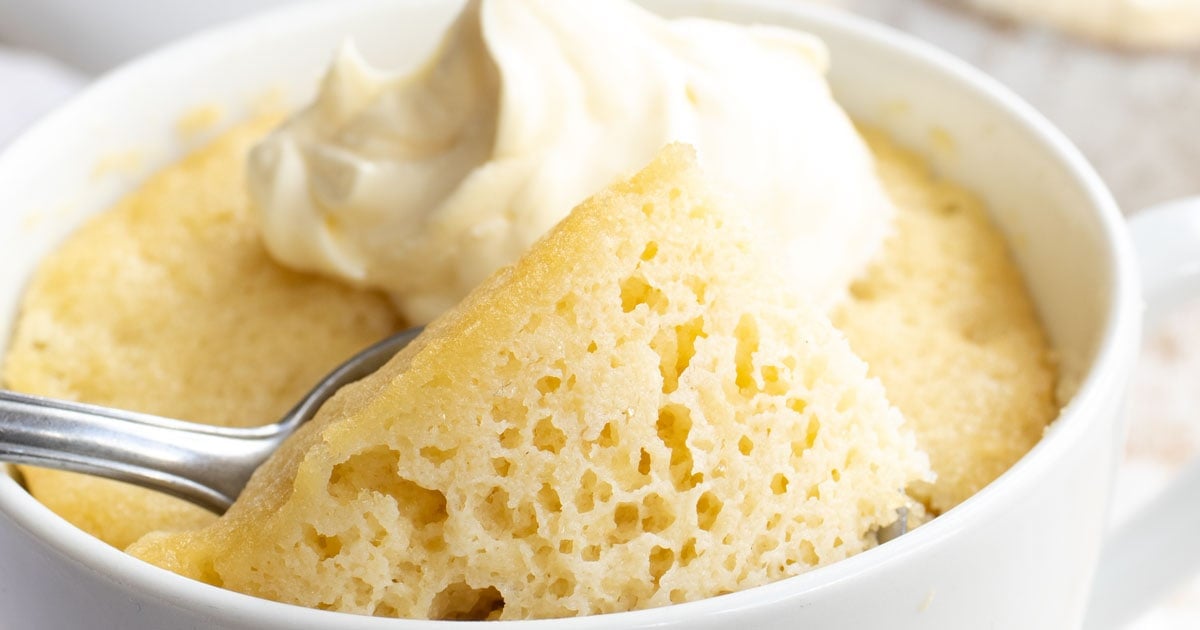 Vanilla mug cake recipe  Australia's Best Recipes
