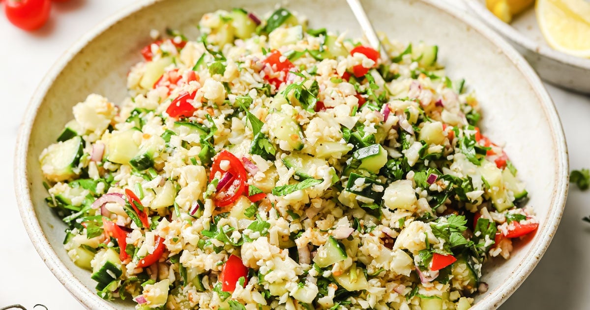 Cauliflower Tabbouleh Salad – Sugar Free Londoner