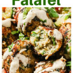 falafel with tahini sauce