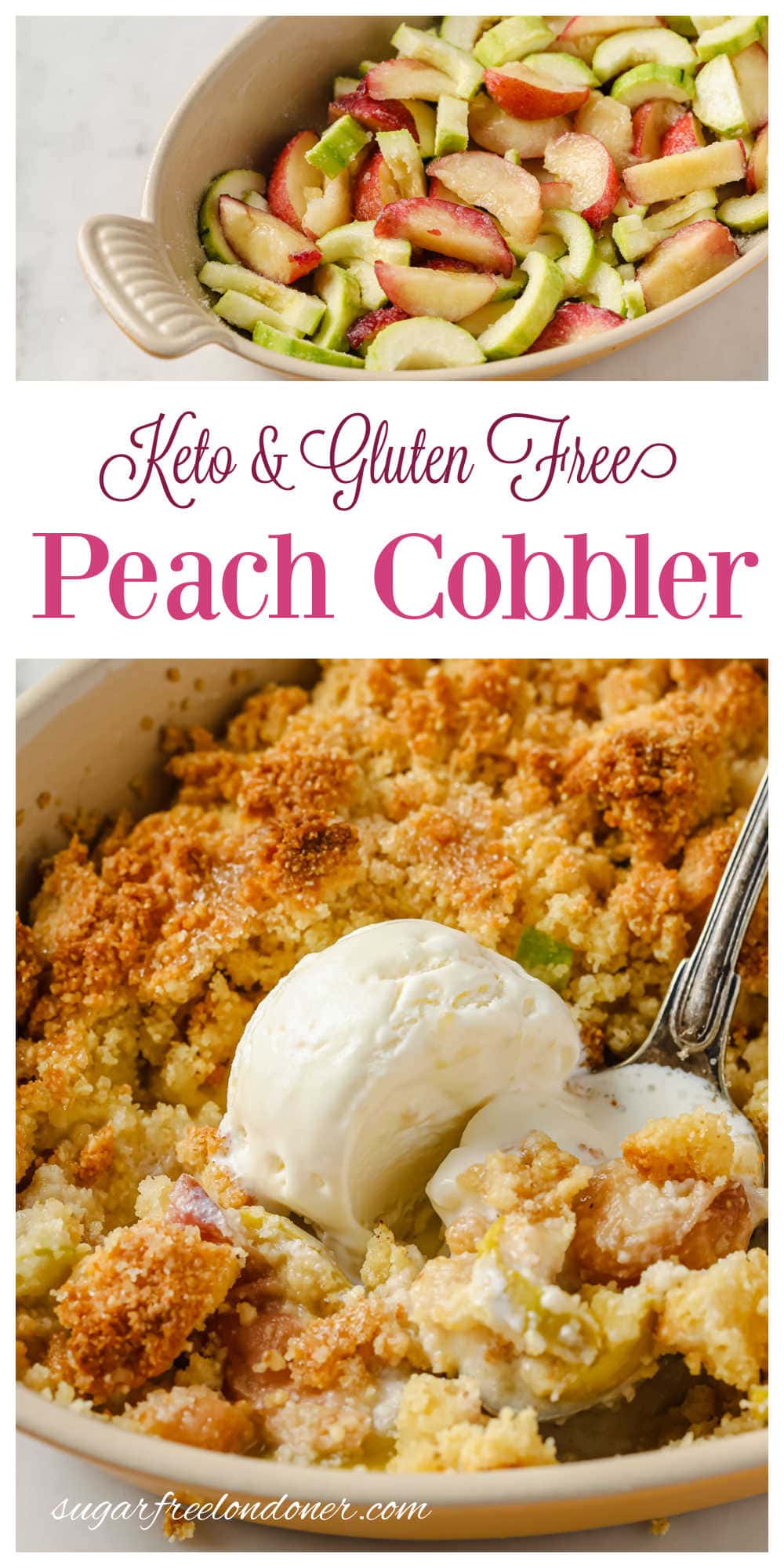 Sugar Free Peach Cobbler (Keto) – Sugar Free Londoner