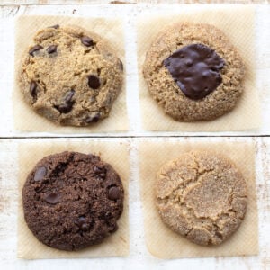 4 different keto microwave cookies