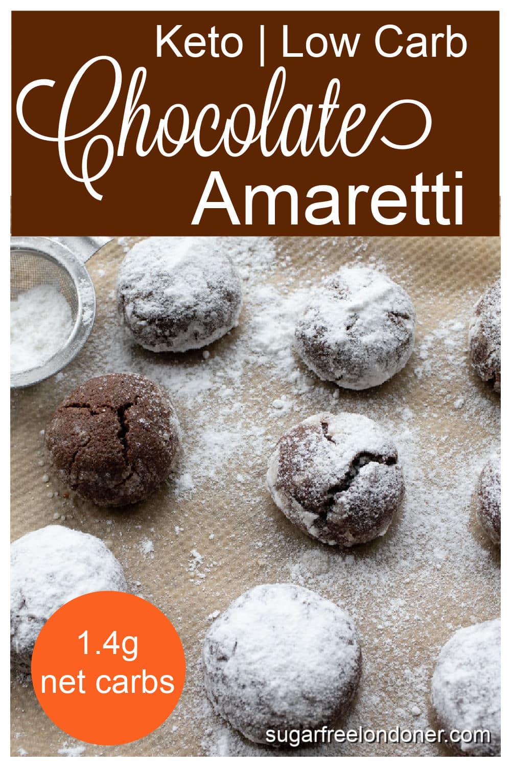 Keto Chocolate Amaretti Cookies – Sugar Free Londoner