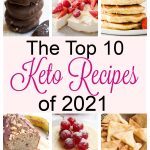 a pinterest pin for the top 10 Keto Recipes 2021