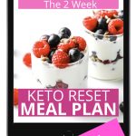 Keto Meal Plan cover on an iPad