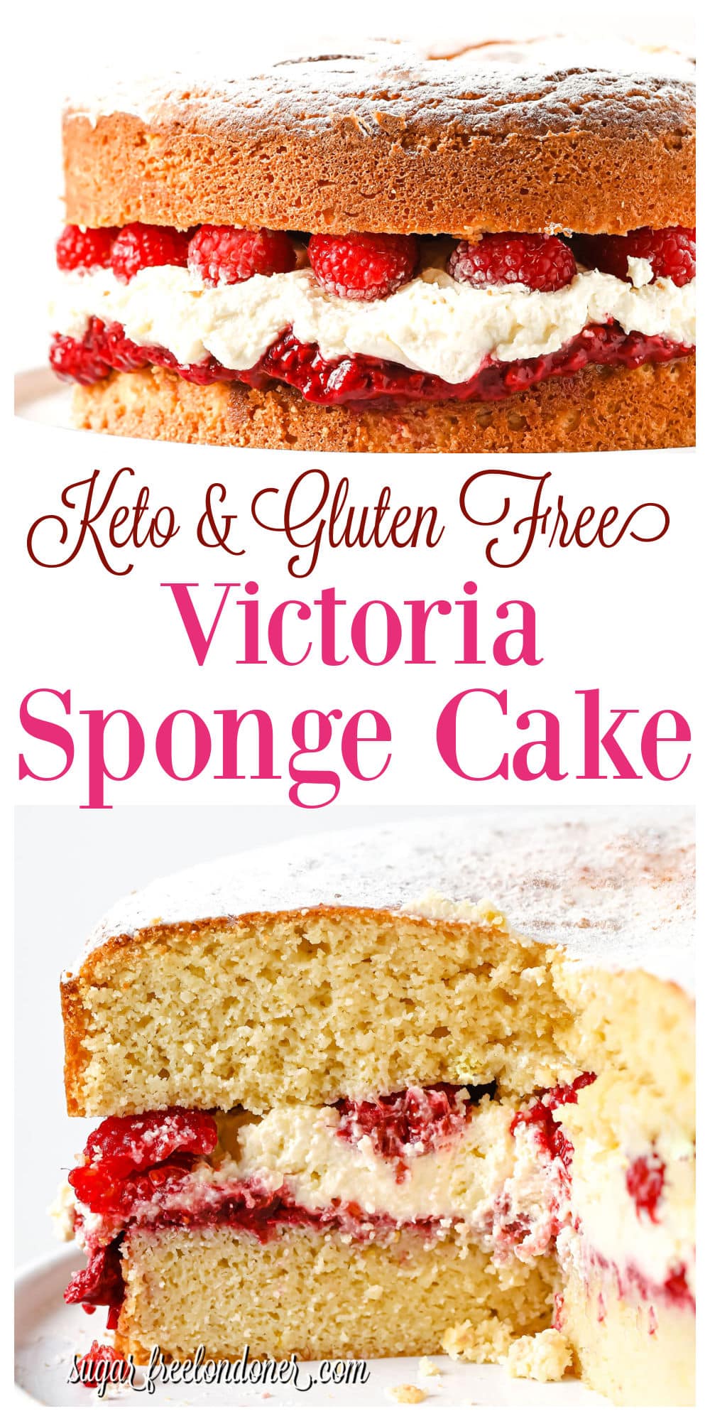 Keto Victoria Sponge Cake Pin 