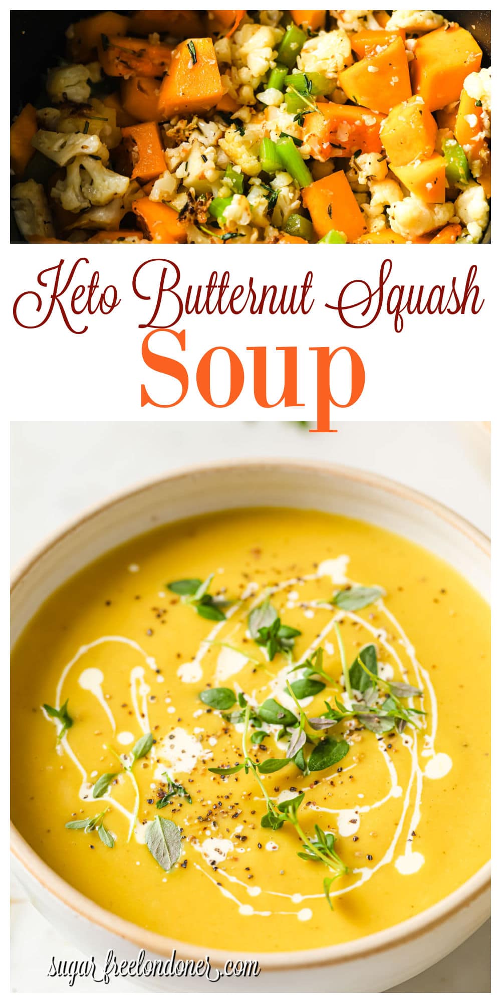 Creamy Keto Butternut Squash Soup Recipe – Sugar Free Londoner