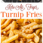 image collage of turnip fries