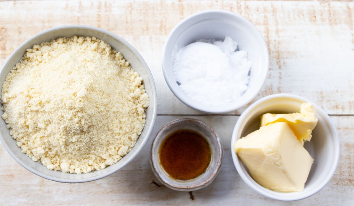 ingredients to make sugar free butter cookies