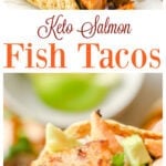 image collage of fish tacos