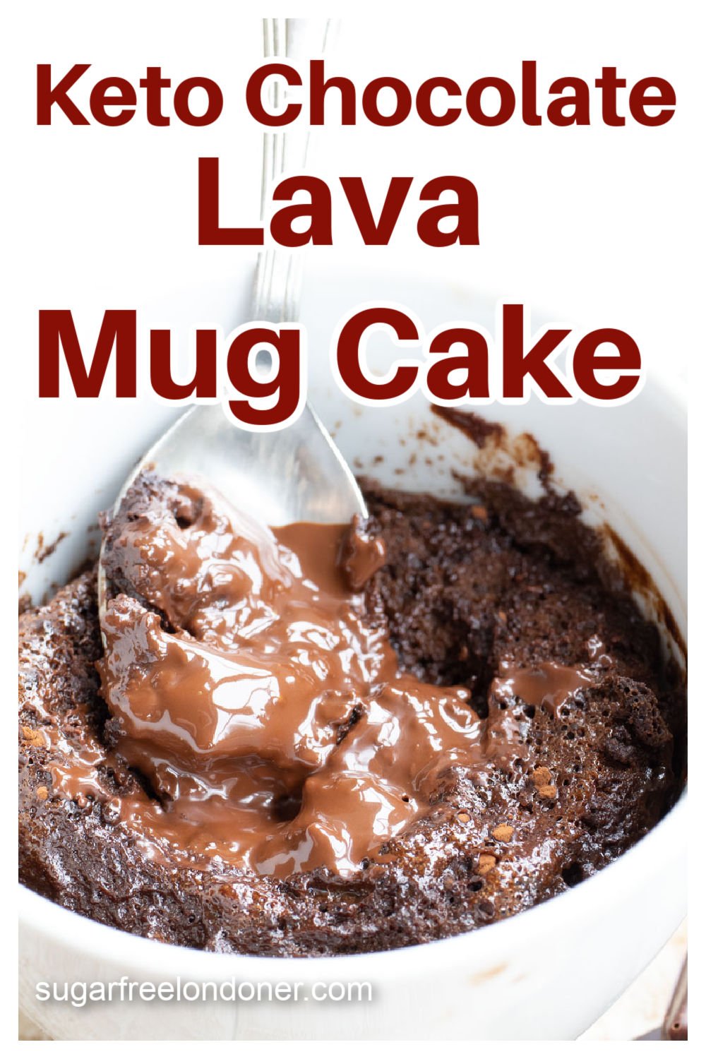 Keto Lava Mug Cake 5 Ingredients Sugar Free Londoner 8594