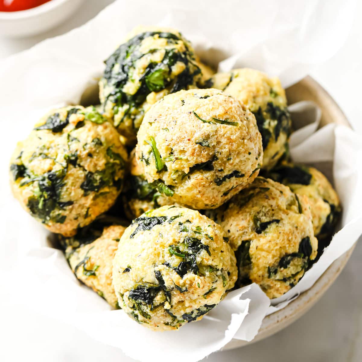 Keto Spinach Balls Appetizer
