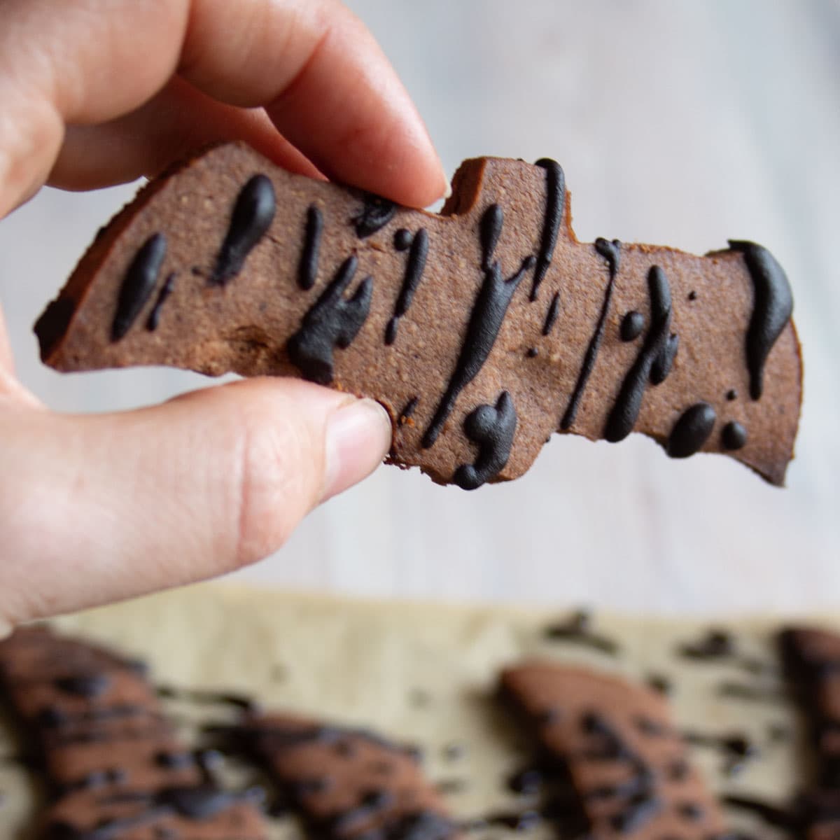 halloween bat cookies