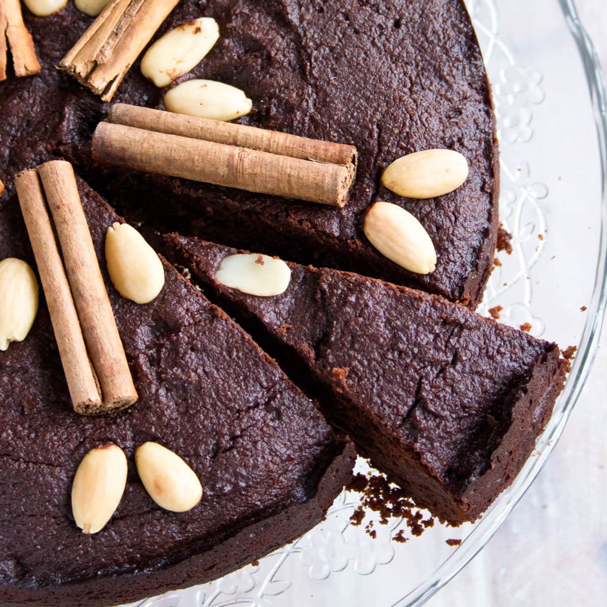 Sugar Free Chocolate Christmas Cake