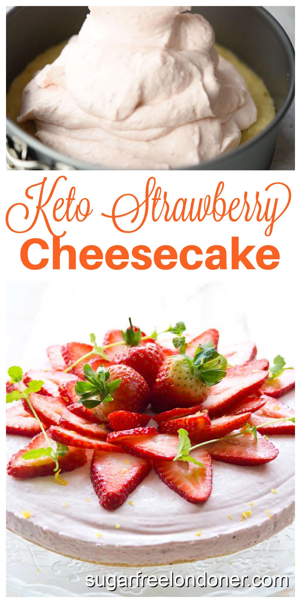 Keto Strawberry Cheesecake – Sugar Free Londoner