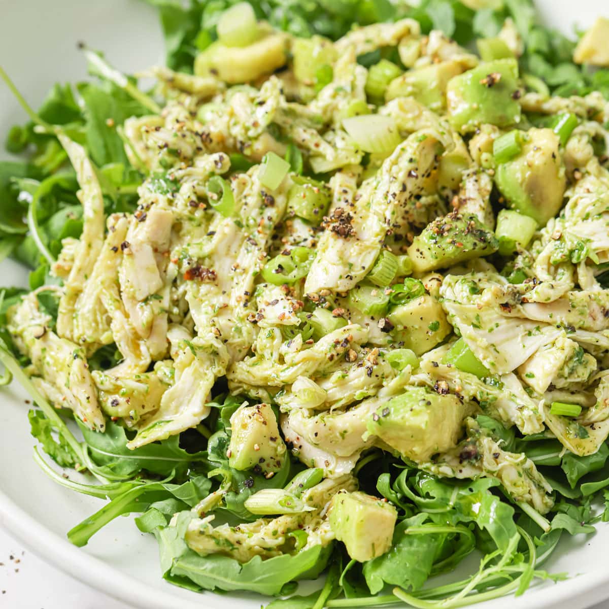 Super Fast and Easy Chicken Avocado Egg Salad for Eating Clean