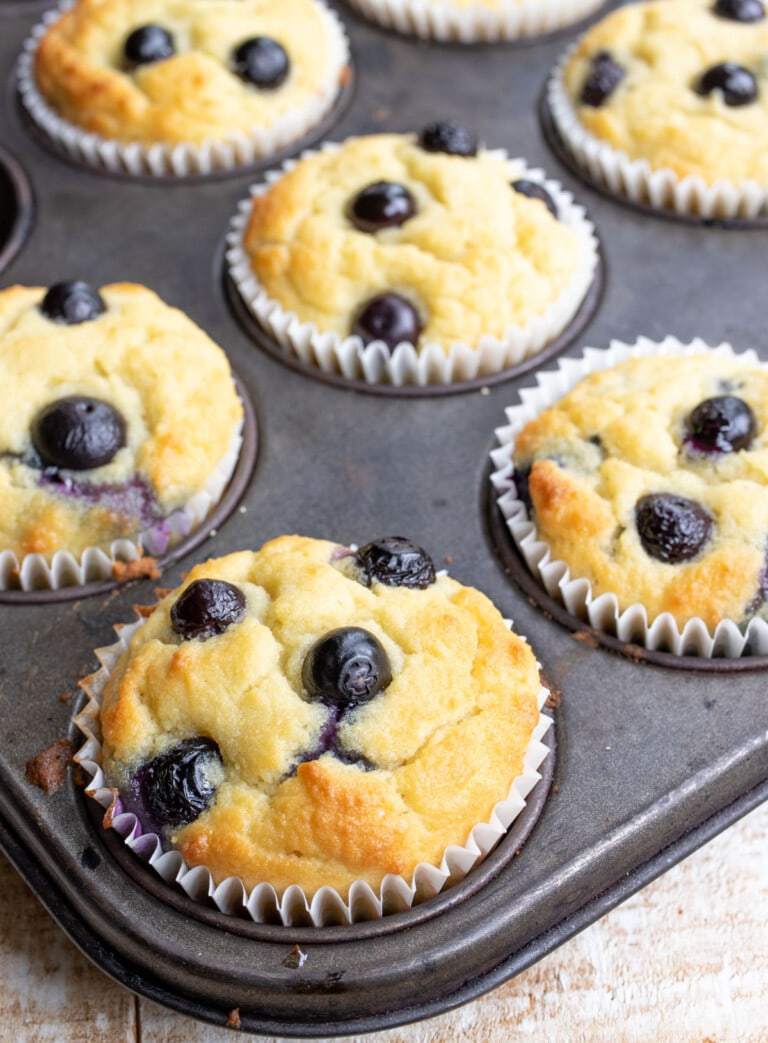 Coconut Flour Blueberry Muffins – Sugar Free Londoner