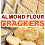 3 types of almond crackers.