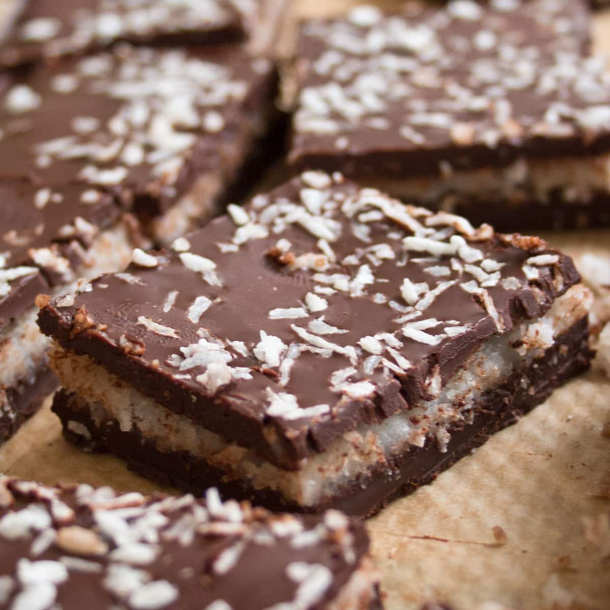 Keto Bounty Bars (Coconut Chocolate Bark)