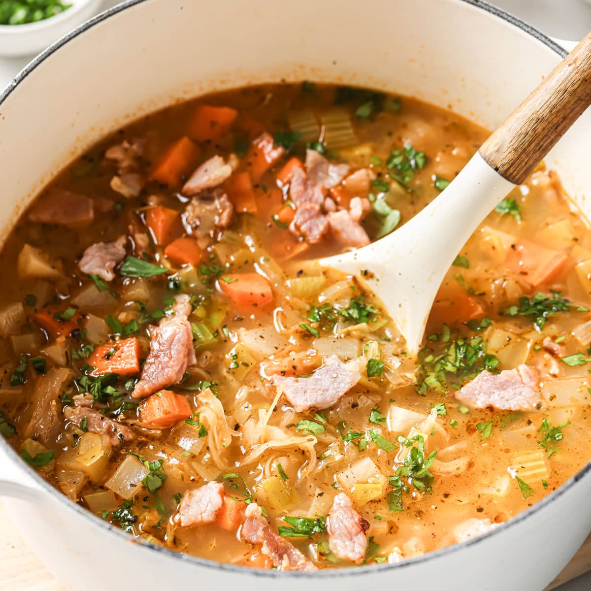 German Sauerkraut Soup